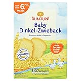 Alnatura Bio Baby Dinkel Zwieback, 200 g