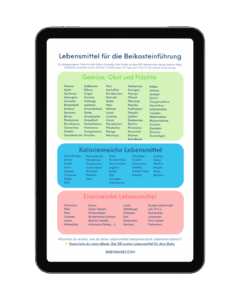 Beikost-Lebensmittelliste als PDF zum Download