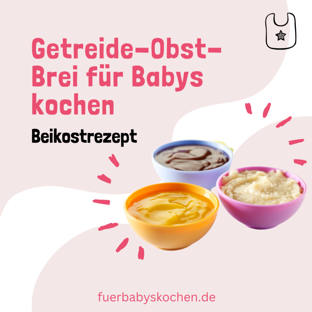 Getreide-Obst-Brei für Babys kochen