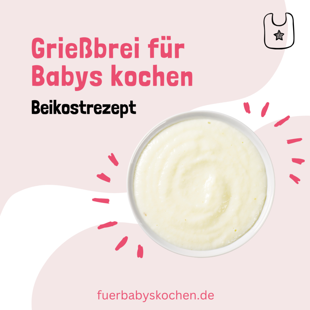 Grießbrei für Babys kochen Baby-Grießbrei Rezept