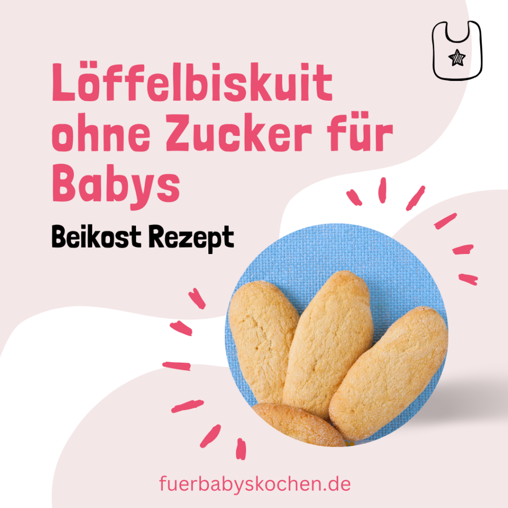 Löffelbiskuit ohne Zucker für Babys Babykekse