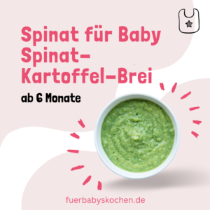 Spinat für Baby Beikost-Rezept Spinat-Kartoffel-Brei ab 6 Monate