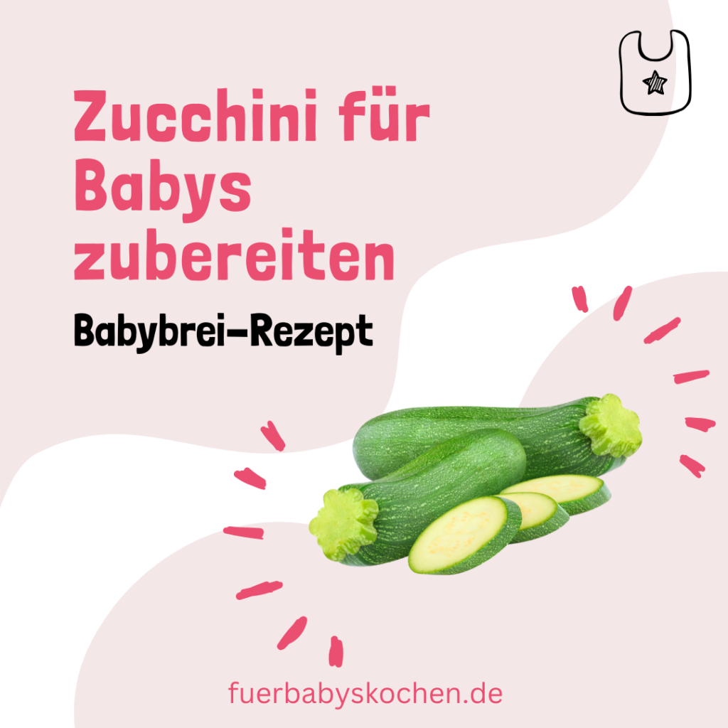 Zucchini Brei für Babys zubereiten | Zucchini-Brei-Rezept